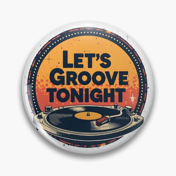 Item preview, Let's Groove Tonight Vintage - Retro Inspired designed and sold by ThePixelAndPine.