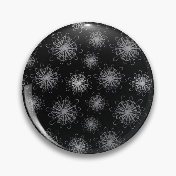 Item preview, Black Elegant Geometric Rosette designed and sold by Art&couleurs .