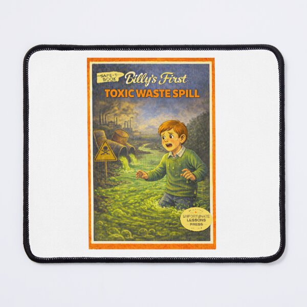 Item preview, Billy's First Toxic Waste Spill funny retro design designed and sold by The Sporty Nerd.