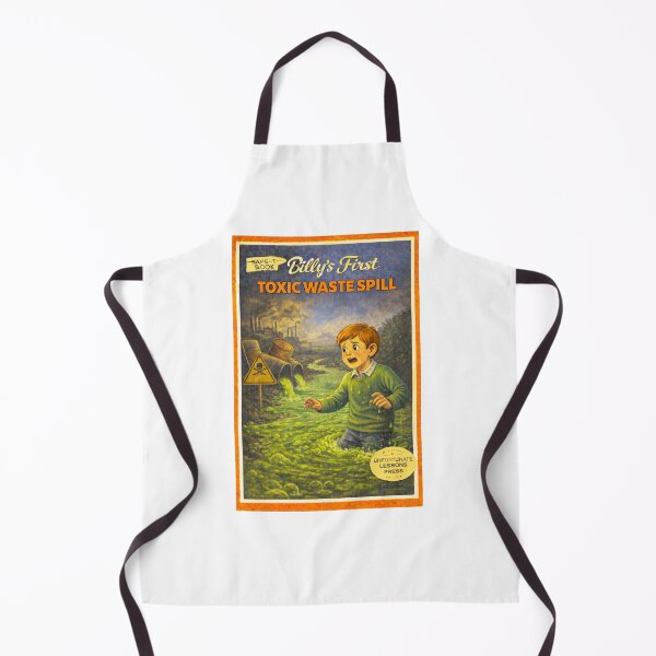 Item preview, Billy's First Toxic Waste Spill funny retro design designed and sold by The Sporty Nerd.