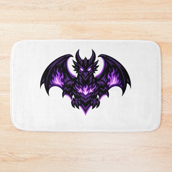 Item preview, Shadow Dragon Emblem – Dark Fantasy Violet Dragon Logo designed and sold by wait4signal.