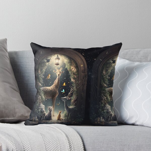 Item preview, Magical Portal of Fantastic Animals - Enchanted Forest Art designed and sold by Hipatye26.