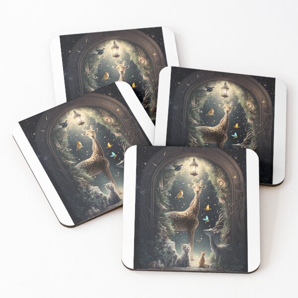 Item preview, Magical Portal of Fantastic Animals - Enchanted Forest Art designed and sold by Hipatye26.