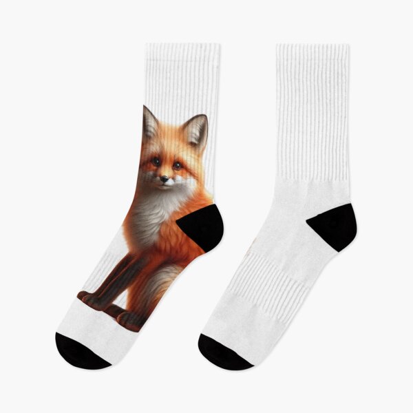 Item preview, Cute Realistic Red Fox Illustration designed and sold by Adappai.