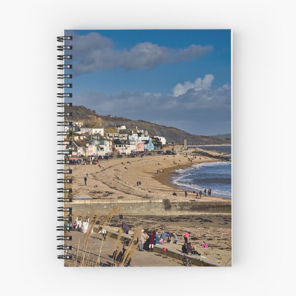 Item preview, Lyme Regis Seafront Dorset Photography Print | Jurassic Coast Harbour & English Seaside Wall Art designed and sold by leonwoods.