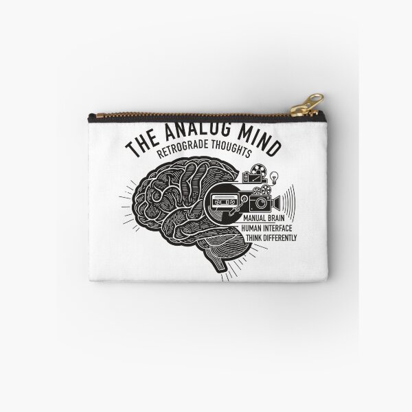 Item preview, The Analog Mind – Retro Brain Interface Illustration designed and sold by Weasel Graphix.