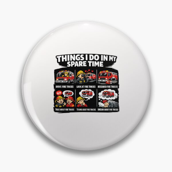 Item preview, Funny Firefighter Lover Fire Truck Humor Design designed and sold by Pawsome Quotes.