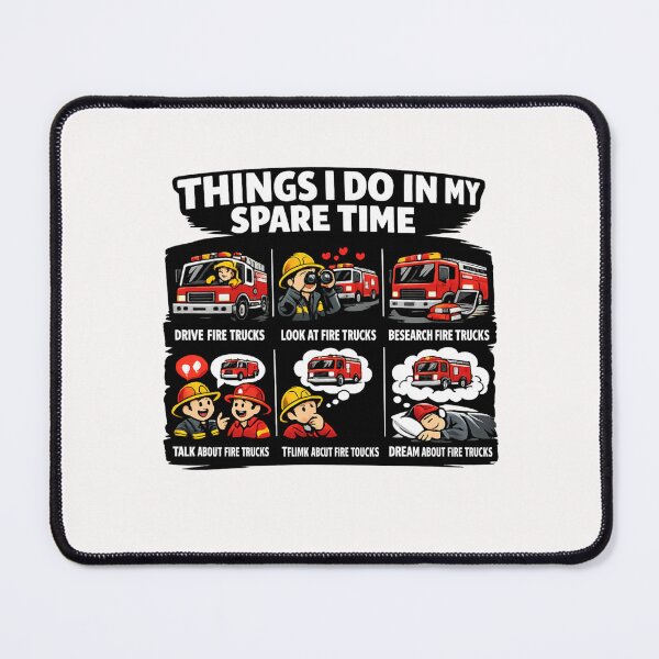 Item preview, Funny Firefighter Lover Fire Truck Humor Design designed and sold by Pawsome Quotes.