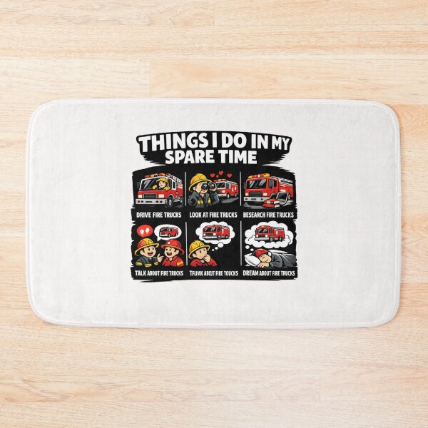 Item preview, Funny Firefighter Lover Fire Truck Humor Design designed and sold by Pawsome Quotes.