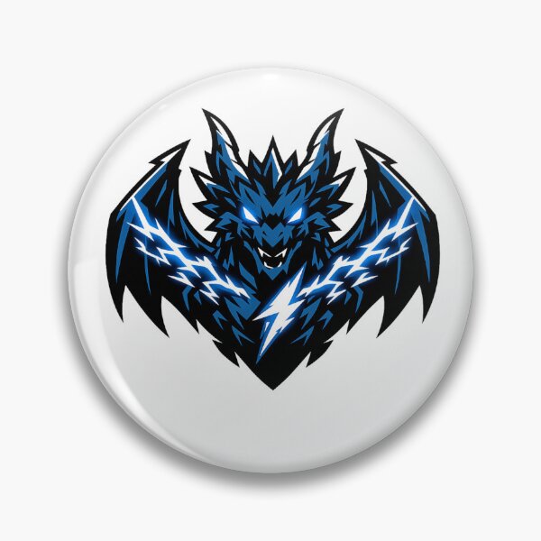 Item preview, Storm Dragon Emblem – Electric Lightning Fantasy Logo designed and sold by wait4signal.