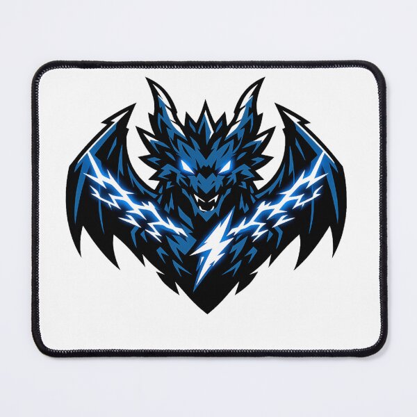 Item preview, Storm Dragon Emblem – Electric Lightning Fantasy Logo designed and sold by wait4signal.