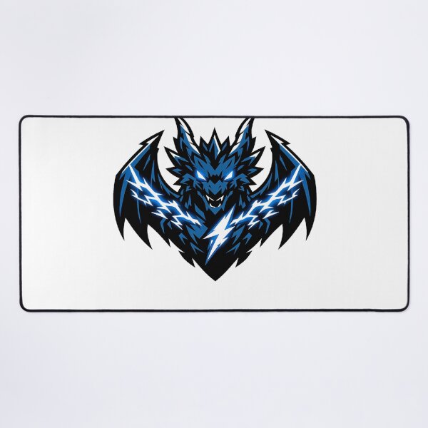 Item preview, Storm Dragon Emblem – Electric Lightning Fantasy Logo designed and sold by wait4signal.