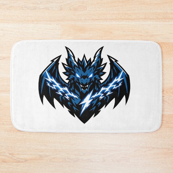 Item preview, Storm Dragon Emblem – Electric Lightning Fantasy Logo designed and sold by wait4signal.