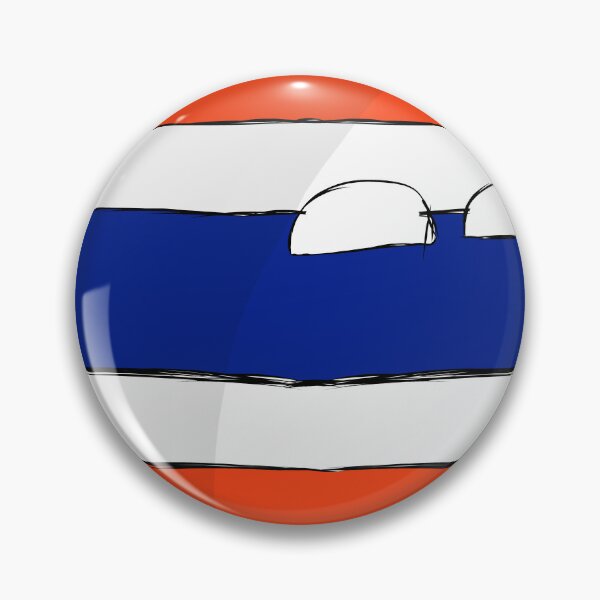 Item preview, Thailand Countryball - Cute Thai Flag Polandball Art designed and sold by YoThinIT.