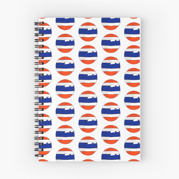 Item preview, Thailand Countryball - Cute Thai Flag Polandball Art designed and sold by YoThinIT.