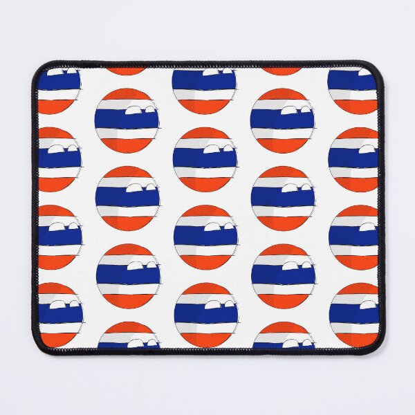 Item preview, Thailand Countryball - Cute Thai Flag Polandball Art designed and sold by YoThinIT.
