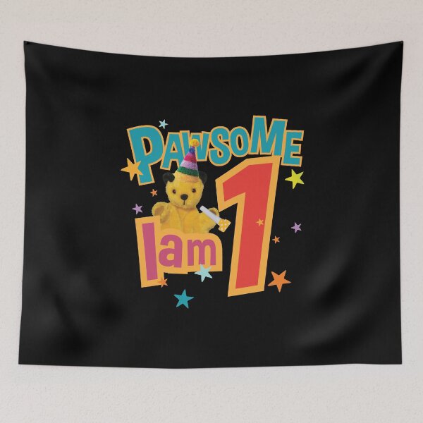 Item preview,  Sooty I Am One 1st Birthday Pawsome Kids designed and sold by All-And-Every.