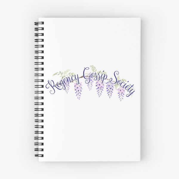 Item preview, Regency Gossip Society Wisteria Floral Quote Print designed and sold by Olhapro.