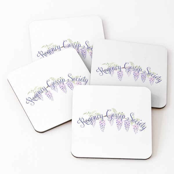 Item preview, Regency Gossip Society Wisteria Floral Quote Print designed and sold by Olhapro.