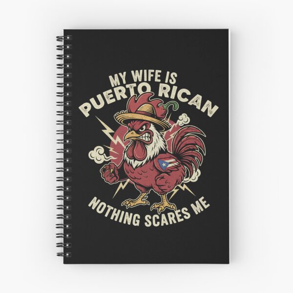 Item preview, My Wife Is Puerto Rican Nothing Scares Me - Fierce Boricua Pride designed and sold by MIMSCorneR.