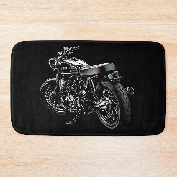 Item preview, Yamaha Café Racer – Modern Classic Motorcycle Illustration designed and sold by Stinky Lincy's Apparel Company.