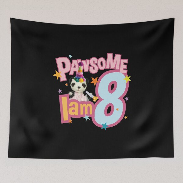 Item preview, Sooty Soo I Am Eight 8th Birthday Pawsome Kids designed and sold by All-And-Every.