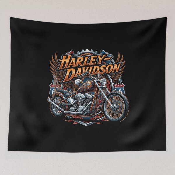 Item preview, Harley Davidson Custom Iron Cruiser Motorcycle Artwork designed and sold by enzoade.
