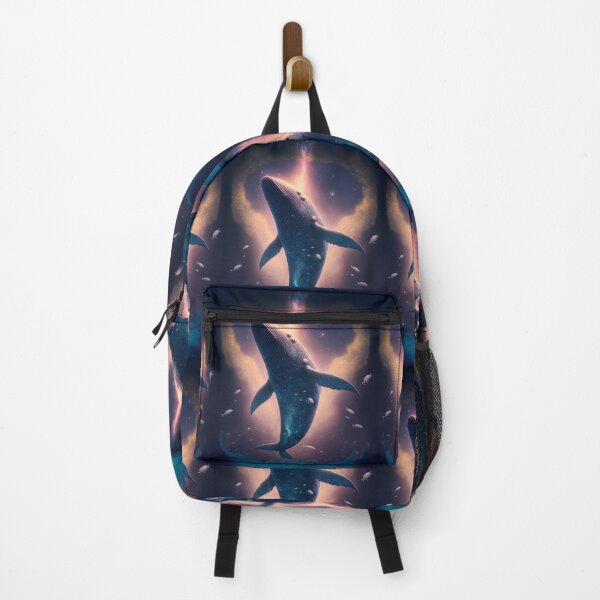Item preview, Cosmic Stellar Whale - Whale Art with Nebula and Stars designed and sold by Hipatye26.