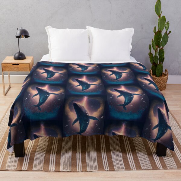 Item preview, Cosmic Stellar Whale - Whale Art with Nebula and Stars designed and sold by Hipatye26.