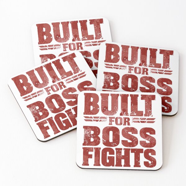 Item preview, Built For Boss Fights Gamer Motivation Quote designed and sold by Katzpy.
