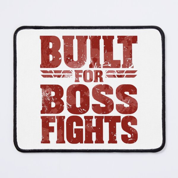 Item preview, Cita motivadora para gamers: "Creado para peleas con jefes" designed and sold by Katzpy.