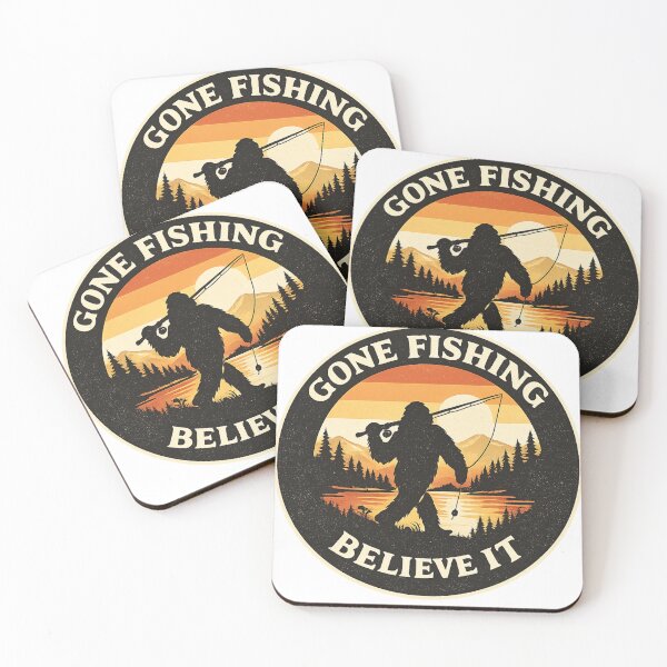 Item preview, GONE FISHING BELIEVE IT – Funny Cartoon Fishing Humor  designed and sold by Wild Shirt Studio.