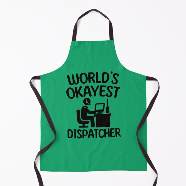 Item preview, World’s Okayest Dispatcher.  Funny Work Quote Design designed and sold by DesignHouse07.