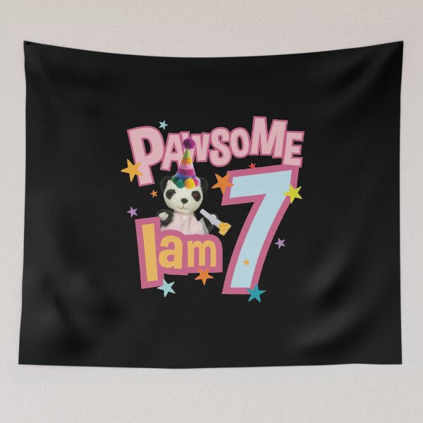 Item preview,  Sooty Soo I Am Seven 7th Birthday Pawsome Kids designed and sold by All-And-Every.