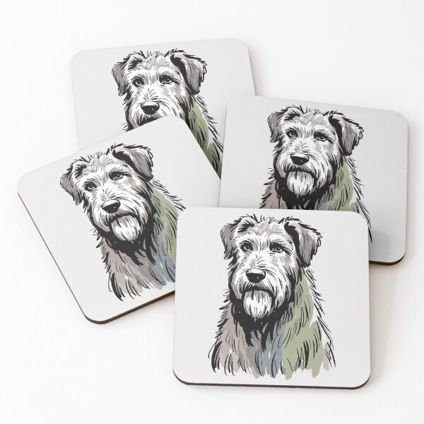 Item preview, Beautiful Irish Wolfhound Dog, Large Dog Lover designed and sold by madtoyman.