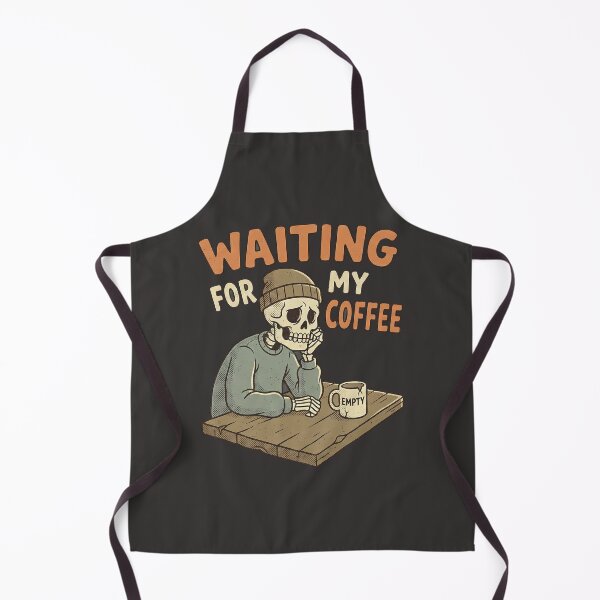 Item preview, Funny Skeleton Waiting For Coffee - Ramadan Fasting Humor designed and sold by chihab21.