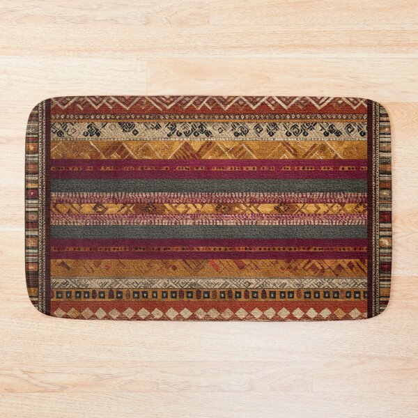 Item preview, Moroccan Rug Berber Wool Warm Deep Red Carpet designed and sold by GrinGalore.