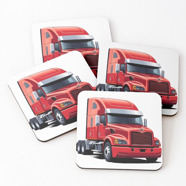 Item preview, Semi Truck Illustration designed and sold by SunDrift.