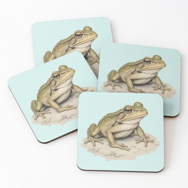 Item preview, Argentine Horned Frog Illustration – Ceratophrys ornata Pacman Frog Wildlife Study designed and sold by BloomStudio1.