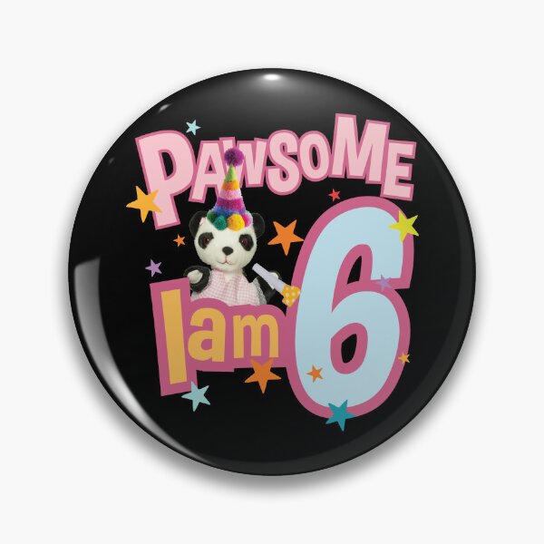 Item preview, Sooty Soo I Am Six 6th Birthday Pawsome Kids designed and sold by All-And-Every.