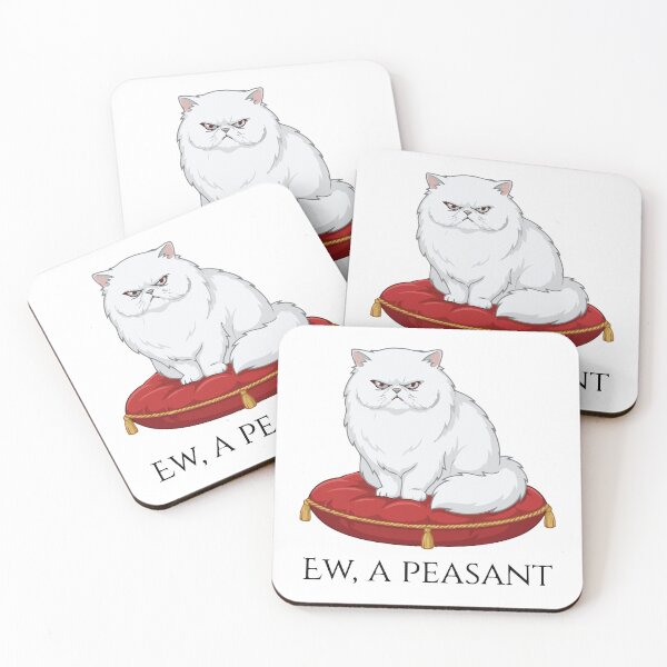 Item preview, Ew A Peasant Funny Disgusted Persian Cat designed and sold by Petzzz.