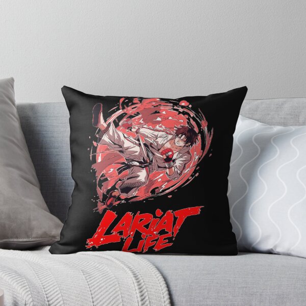 Aperçu de l'œuvre Lariat Life Anime Arts Martiaux Combattant Action Streetwear Design créée et vendue par ConfuseLab Alt.