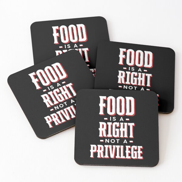 Item preview, Food Is A Right – Bold Red Vintage Protest Art designed and sold by JB-designstudio.