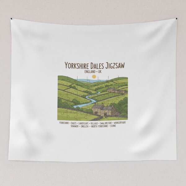 Item preview, yorkshire dales jigsaw designed and sold by PopPizzazz.