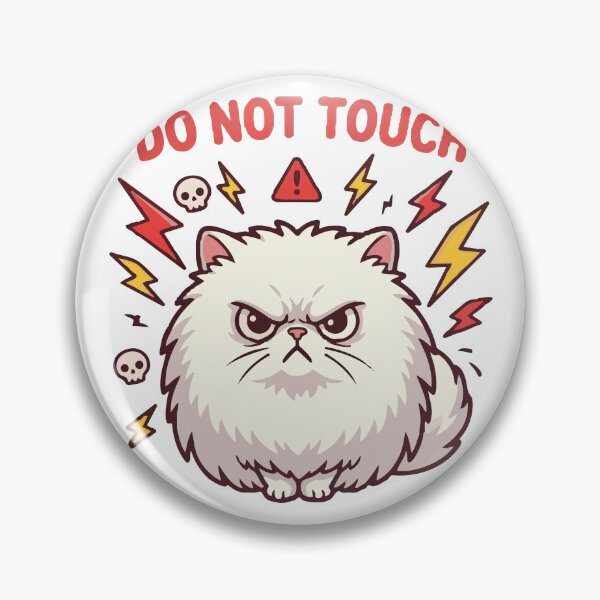 Item preview, Do Not Touch The Royal Fluff Persian Cat designed and sold by Petzzz.