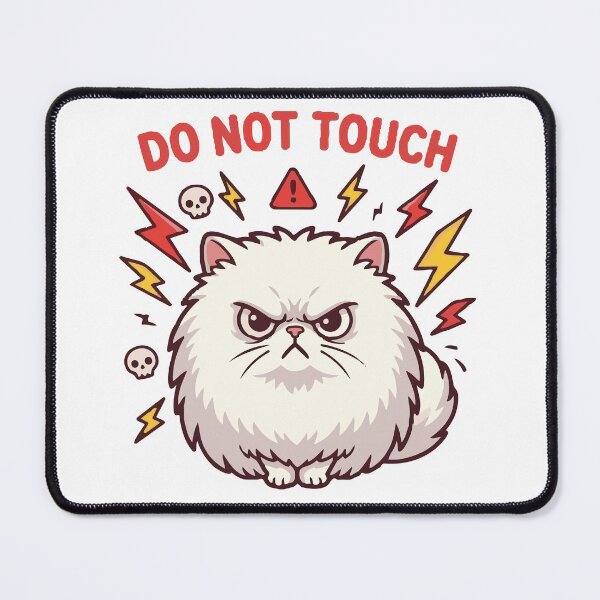 Item preview, Do Not Touch The Royal Fluff Persian Cat designed and sold by Petzzz.