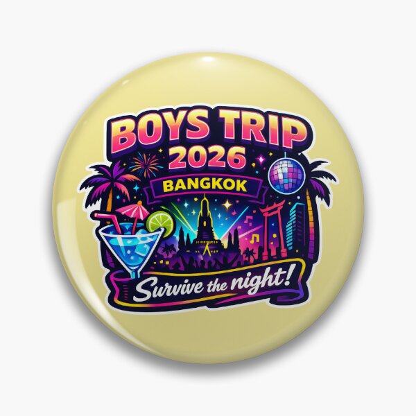Item preview, Thailand Vacation Bangkok Boys Trip 2026 Nightlife designed and sold by SplashTastic.