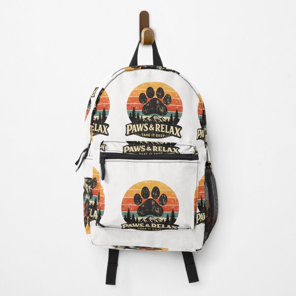 Item preview, Paws and Relax Vintage Dog Nature Adventure Design designed and sold by Pawsome Quotes.