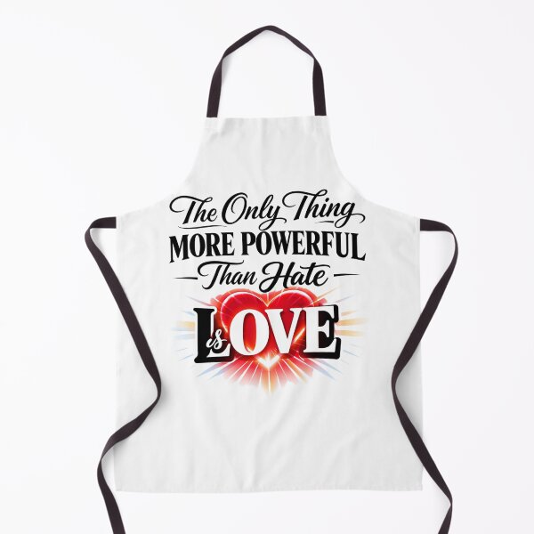 Item preview, The Only Thing More Powerful Than Hate Is Love Typography Quote Design designed and sold by Graphic Therapist.