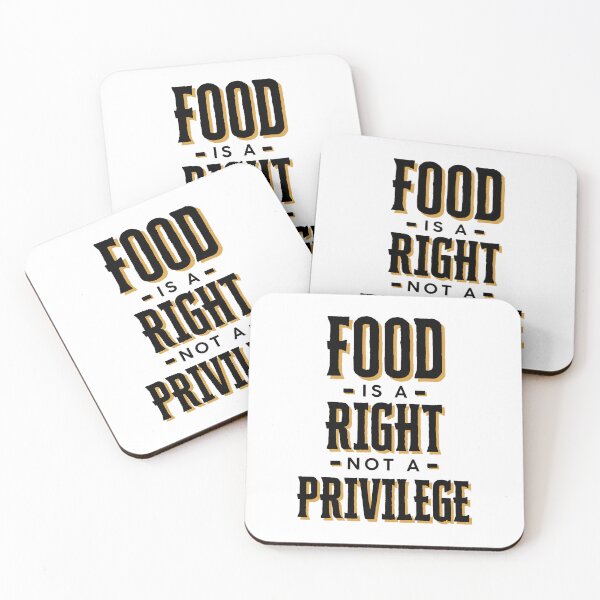 Item preview, Food Is A Right – Elegant Vintage Gold Typography designed and sold by JB-designstudio.